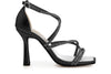 SANDALO DOPPIO INCROCIO CON STRASS