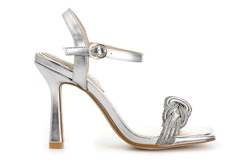 SANDALO DOPPIO NODO CON STRASS