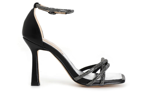 SANDALO CON STRASS CHIUSO DIETRO