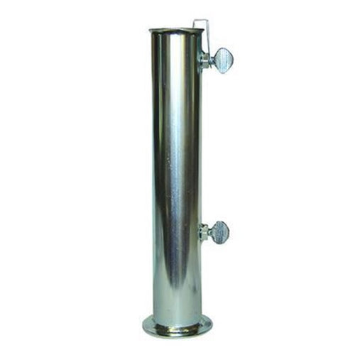 TUBO IN FERRO ZINCATO - ø mm.55 PER BASE OMBRELLONE IN CEMENTO FER 314411