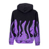 OCTOPUS Felpa Cappuccio Uomo Half Tone Hoodie Black/purple da uomo