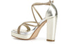 SANDALO DOPPIO INCROCIO CON STRASS