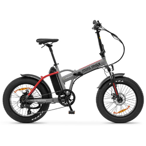 ARGENTO MINIMAX RED - E-BIKE - 20 - MOTORE BAFANG 250W - 36V 10.4AH - AUT.FINO A 70KM