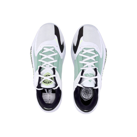NIKE NBA Scarpa Basket Uomo Zoom Freak 4 "greek Coastline" White/white/black/barely Volt da uomo