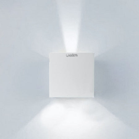 Applique Led Cubo Lampada Da Parete 10w 1300lm Luce Regolabile Updown Ip65