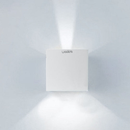 Applique Led Cubo Lampada Da Parete 10w 1300lm Luce Regolabile Updown Ip65