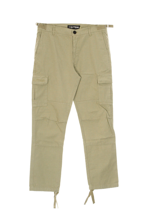 IUTER Pantalone Lungo Uomo Cargo Pant Beige da uomo