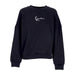 KARL KANI Felpa Girocollo Donna Small Signature Crew Black da donna