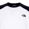 THE NORTH FACE Felpa Girocollo Donna Seasonal Crew White/lavender Fog/black da donna
