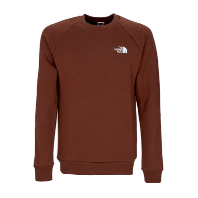 THE NORTH FACE Felpa Girocollo Uomo Raglan Redbox Crew Dark Oak da uomo