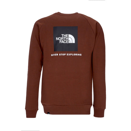THE NORTH FACE Felpa Girocollo Uomo Raglan Redbox Crew Dark Oak da uomo