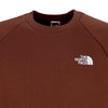 THE NORTH FACE Felpa Girocollo Uomo Raglan Redbox Crew Dark Oak da uomo