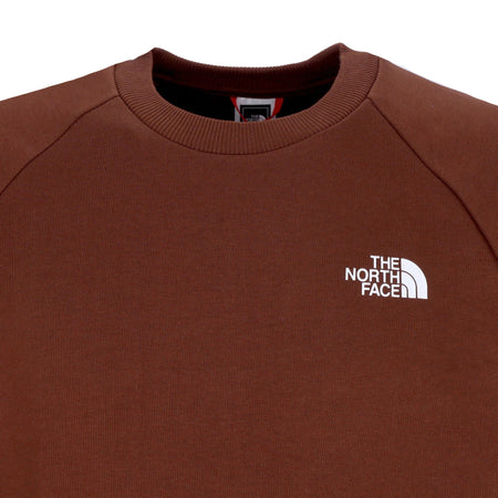 THE NORTH FACE Felpa Girocollo Uomo Raglan Redbox Crew Dark Oak da uomo