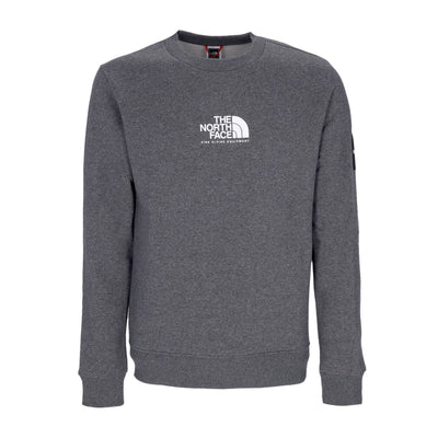 THE NORTH FACE Felpa Girocollo Uomo Seasonal Fine Crew Medium Grey Heather da uomo