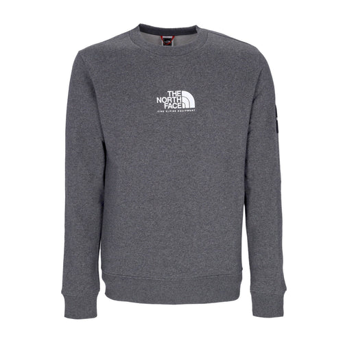 THE NORTH FACE Felpa Girocollo Uomo Seasonal Fine Crew Medium Grey Heather da uomo