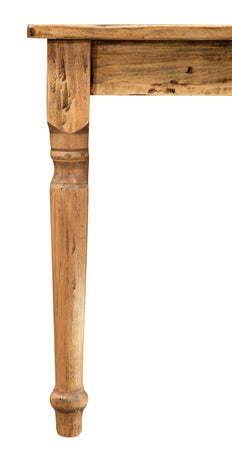 Biscottini Tavolo Country in legno massello di tiglio. Made in Italy quadrato Adatto