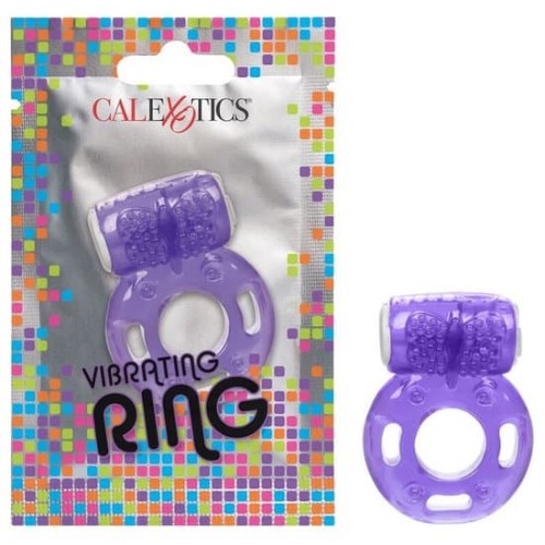 Anello fallico vibratore per pene CALEXOTICS VIOLA