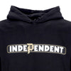 PRIMITIVE Felpa Cappuccio Uomo Bar Hood X Independent Black da uomo