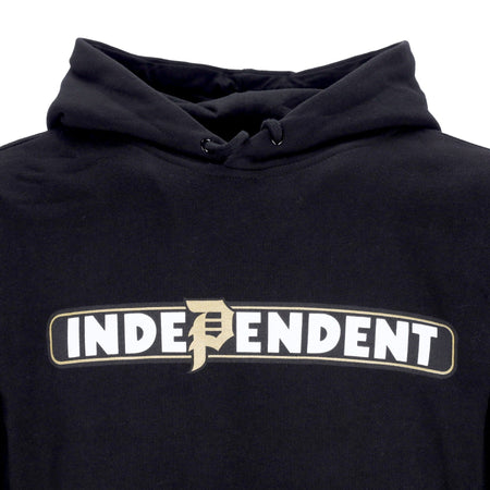 PRIMITIVE Felpa Cappuccio Uomo Bar Hood X Independent Black da uomo