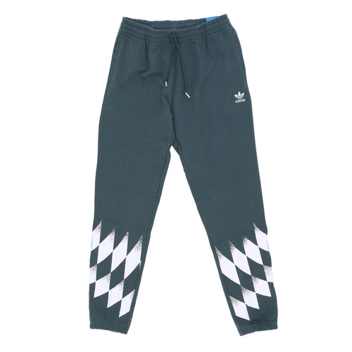 Adidas Pantalone Tuta Felpato Uomo Rekive Placed Graphic Sweatpants Mint Green da uomo