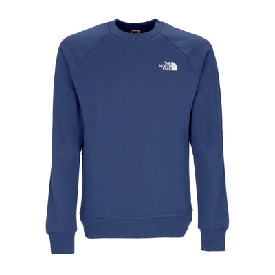 THE NORTH FACE Felpa Girocollo Uomo Raglan Redbox Crew Shady Blue da uomo