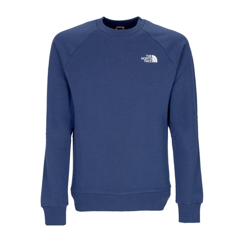 THE NORTH FACE Felpa Girocollo Uomo Raglan Redbox Crew Shady Blue da uomo