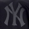 47 BRAND Felpa Cappuccio Uomo Mlb Imprint Burnside Hood Neyyan Jet Black da uomo