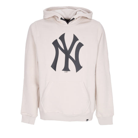 47 BRAND Felpa Cappuccio Uomo Mlb Imprint Burnside Hood Neyyan Bone da uomo
