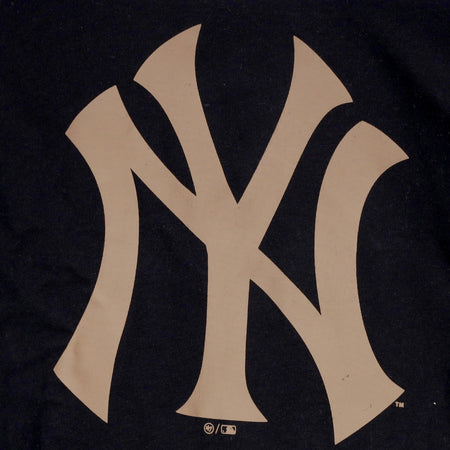 47 BRAND Felpa Cappuccio Uomo Mlb Imprint Burnside Hood Neyyan Jet Black da uomo