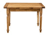 Biscottini Tavolo Country allungabile in legno massello di tiglio L120xPR80xH80 cm. Made in Italy