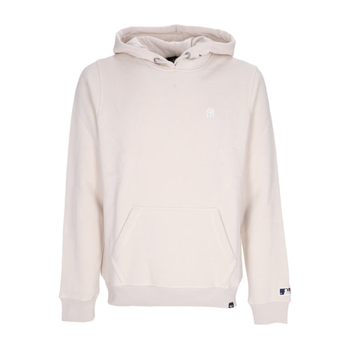 47 BRAND Felpa Cappuccio Uomo Mlb Burnside Base Runner Hood Neyyan Bone da uomo
