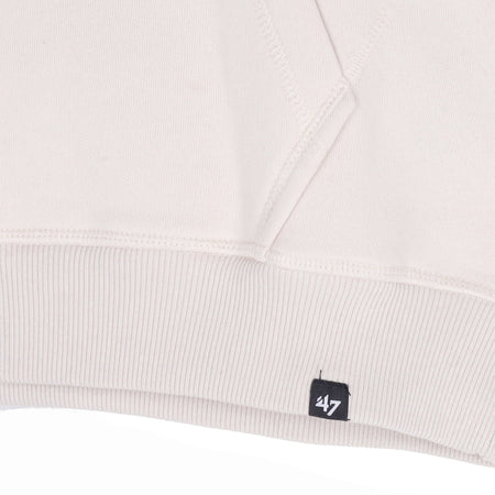 47 BRAND Felpa Cappuccio Uomo Mlb Burnside Base Runner Hood Neyyan Bone da uomo