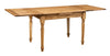 Biscottini Tavolo Country allungabile in legno massello di tiglio L120xPR80xH80 cm. Made in Italy