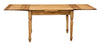 Biscottini Tavolo Country allungabile in legno massello di tiglio L120xPR80xH80 cm. Made in Italy