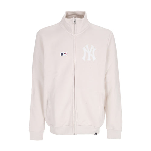 47 BRAND Felpa Collo Alto Uomo Mlb Emb Islington Track Jacket Neyyan Bone da uomo