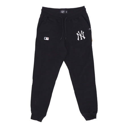 47 BRAND Pantalone Tuta Felpato Uomo Mlb Emb Burnside Track Pant Neyyan Jet Black da uomo