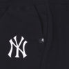 47 BRAND Pantalone Tuta Felpato Uomo Mlb Emb Burnside Track Pant Neyyan Jet Black da uomo