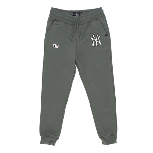 47 BRAND Pantalone Tuta Felpato Uomo Mlb Burnside Track Pant Neyyan Moss Green da uomo