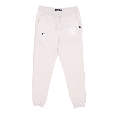 47 BRAND Pantalone Tuta Felpato Uomo Mlb Emb Burnside Track Pant Neyyan Bone da uomo
