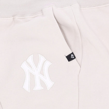 47 BRAND Pantalone Tuta Felpato Uomo Mlb Emb Burnside Track Pant Neyyan Bone da uomo