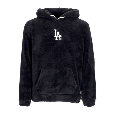 47 BRAND Felpa Cappuccio Uomo Mlb Fuzzy Long Loop Hood Losdod Jet Black da uomo