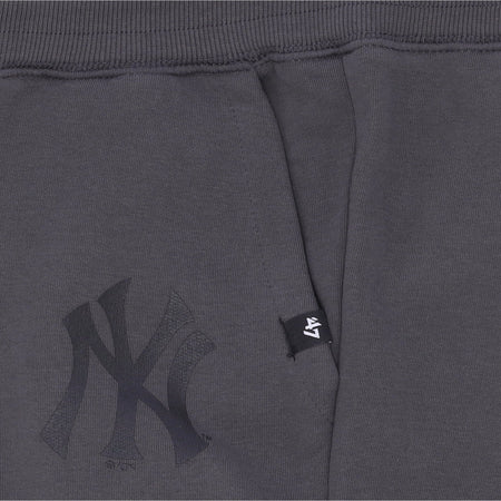47 BRAND Pantalone Tuta Felpato Uomo Mlb Imprint Burnside Pant Neyyan Charcoal da uomo