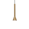 Sospensione Moderna Diesis Metallo Ottone Led 7W 3000K Luce Calda