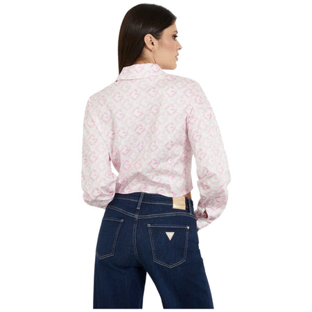 Guess camicia rosa DEA BOWED W4RH59 WE2Q0