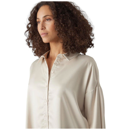 Vero Moda camicia beige over Merle 10294095