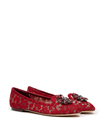 Dolce & Gabbana Ballerine 'Vally' con Pizzo da donna