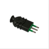 Spina 'hi-pro' nera 2p+t 16a