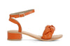 SANDALO IN PELLE INTRECCIATA