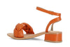 SANDALO IN PELLE INTRECCIATA