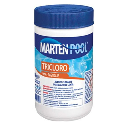 TRICLORO in PASTIGLIE 90% - pasticche 20 GR CLORO KG 1 MANTENIMENTO FER 138291